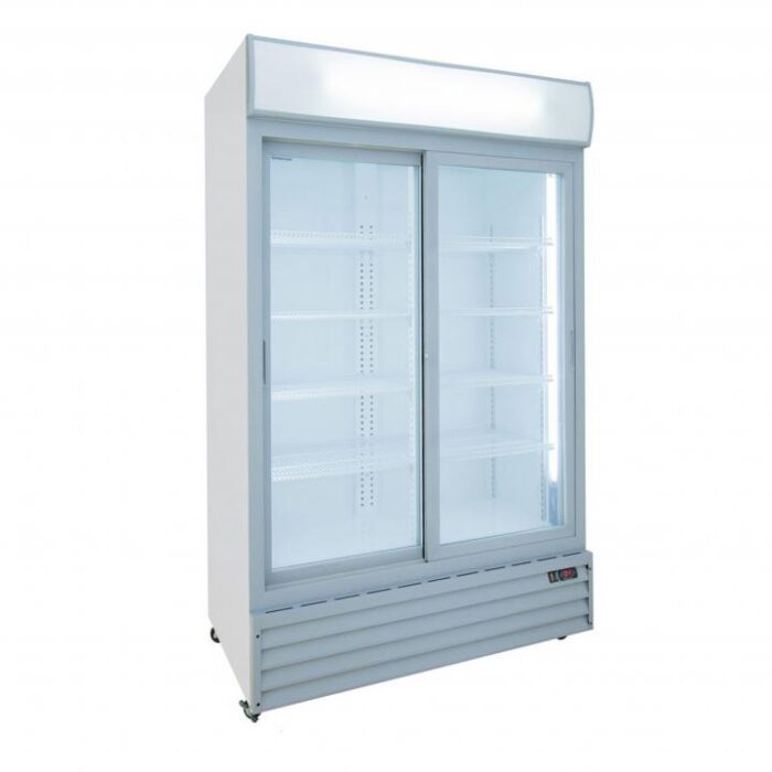 Frigo a vetrina Klimaitalia doppia porta scorrevole CL1100V2GC SL